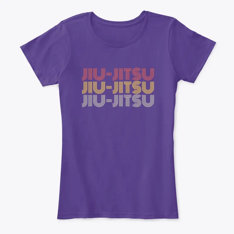 Jiu Jitsu Retro font design