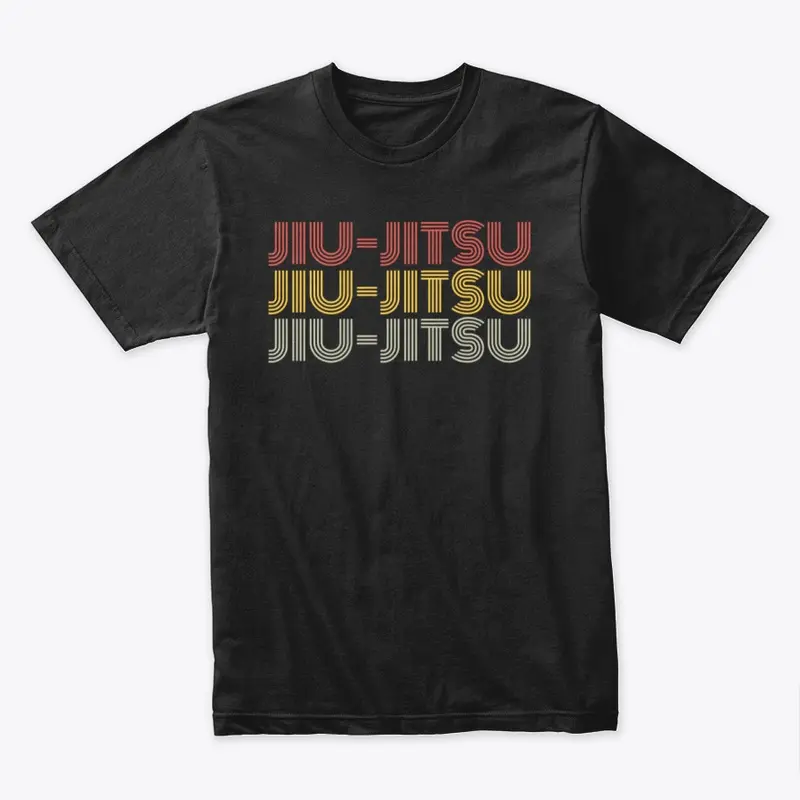 Jiu Jitsu Retro font design