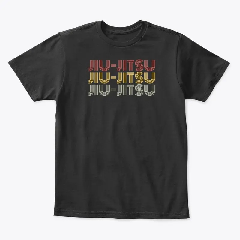 Jiu Jitsu Retro font design